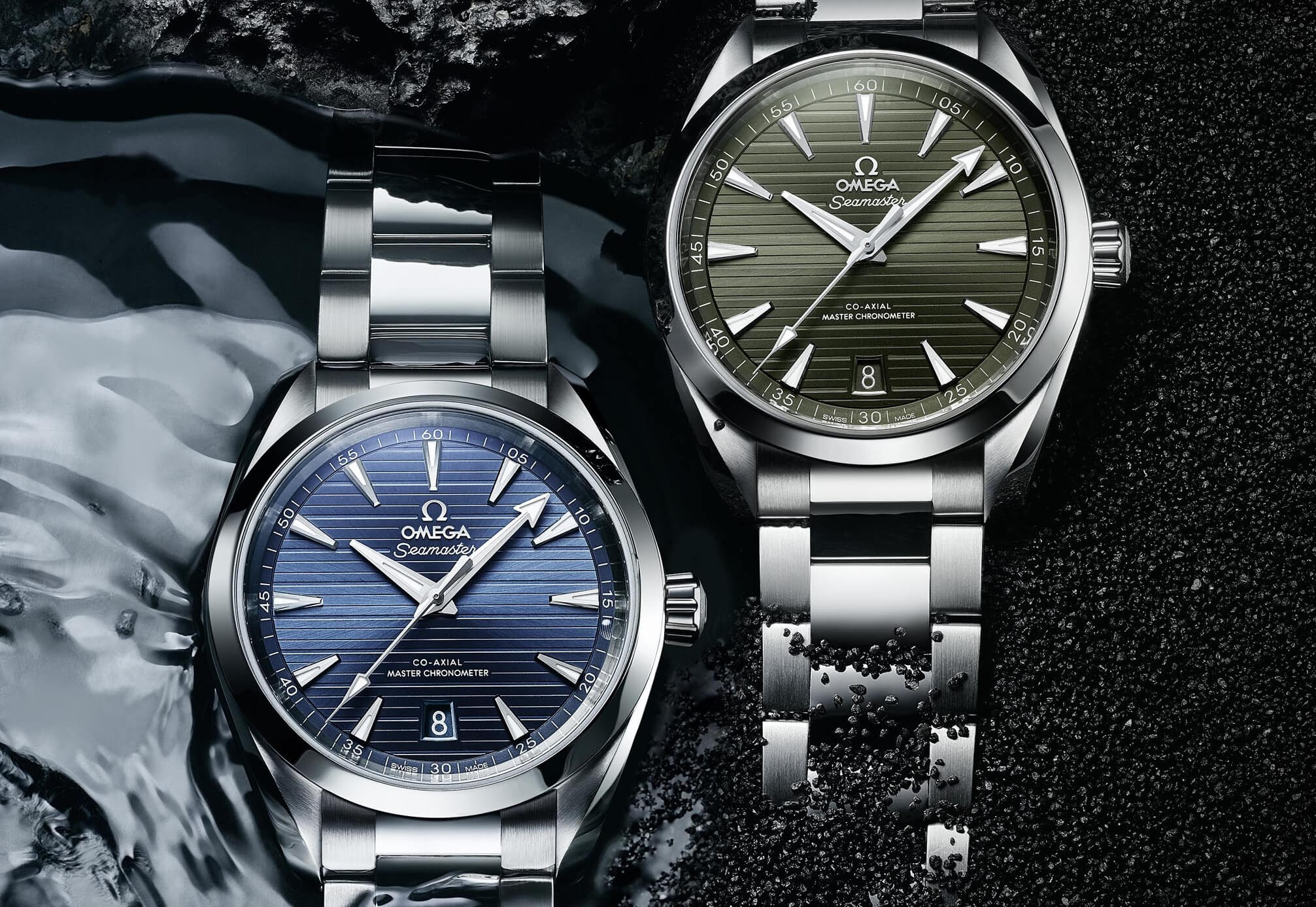 2 New Fake Omega Aqua Terra Watches Of 2020
